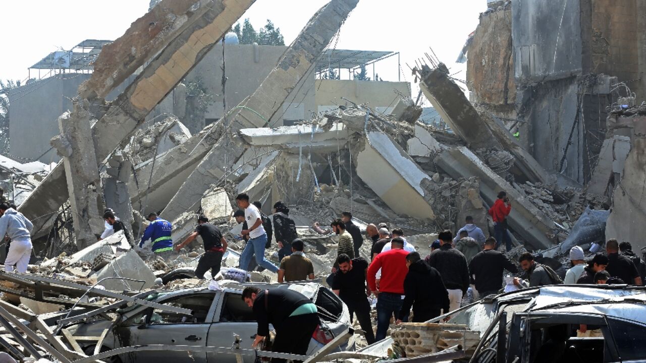 An Israeli strike in the southern Lebanese city of Sidon on April 8, 2026. Invesors worry the continued strikes on Lebanon threaten a ceasefire between Iran and the US