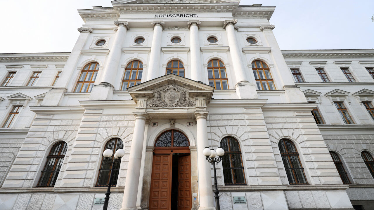 The courthouse where a 21-year-old Austrian suspected of being an Islamic State (IS) supporter who was planning an attack on Taylor Swift's Vienna concert in 2024 will go on trial, in Wiener Neustadt, Austria, April 28, 2026. REUTERS/Leonhard Foeger