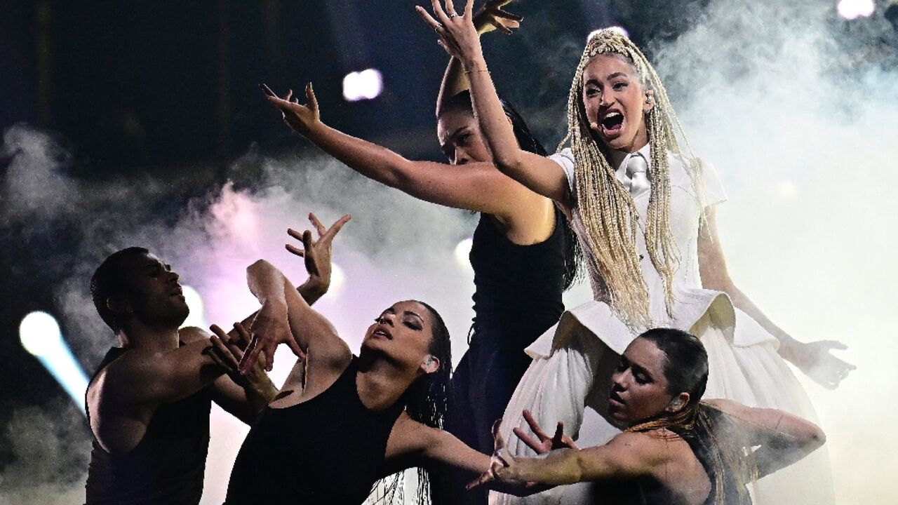 France's Monroe will perform the song 'Regarde!' at the Eurovision Song Contest grand final