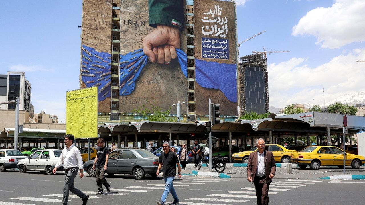 Oil prices fell and Asian stocks climbed on Monday over hopes a deal between the United States and Iran to open the Strait of Hormuz could be brokered