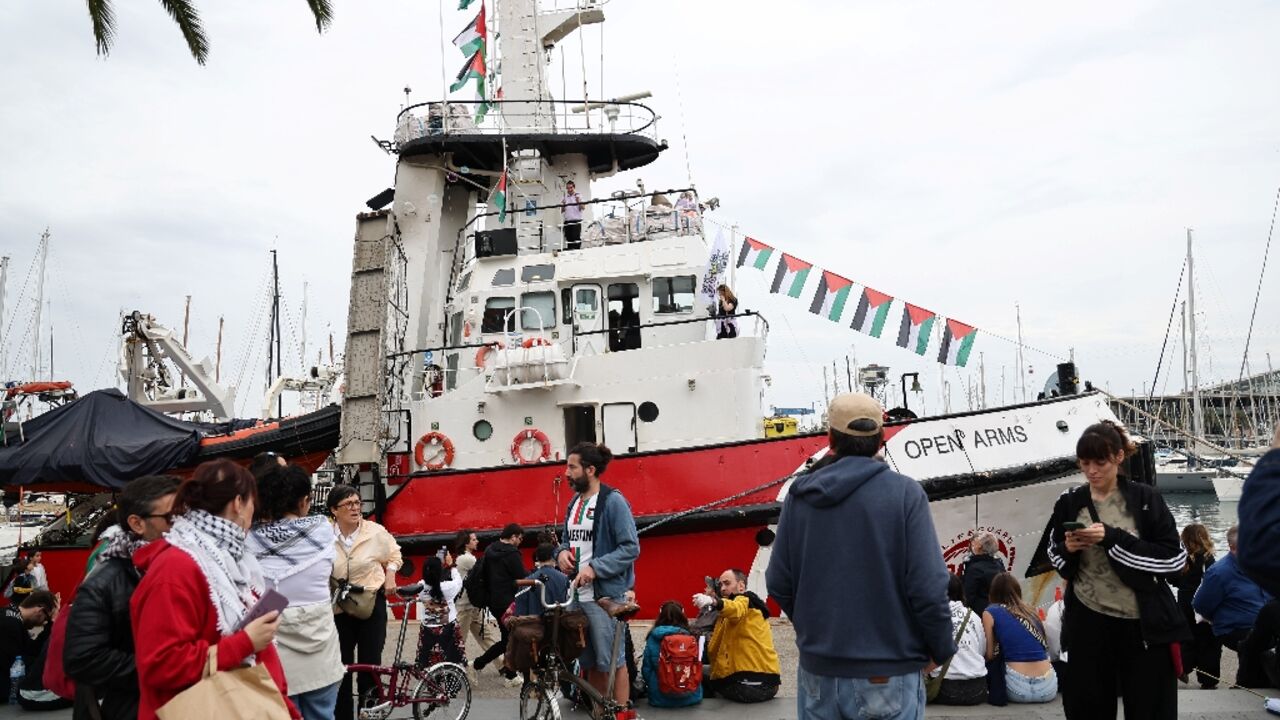 The flotilla comprising more than 50 vessels set sail in recent weeks from Marseille in France, Barcelona in Spain and Syracuse in Italy