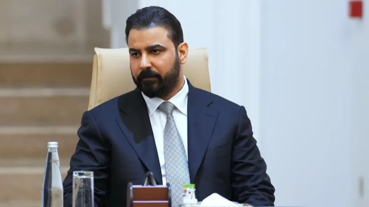 Iraqi Prime Minister-designate Ali al-Zaidi attends a meeting of the Coordination Framework political bloc in Baghdad on April 27, 2026. 