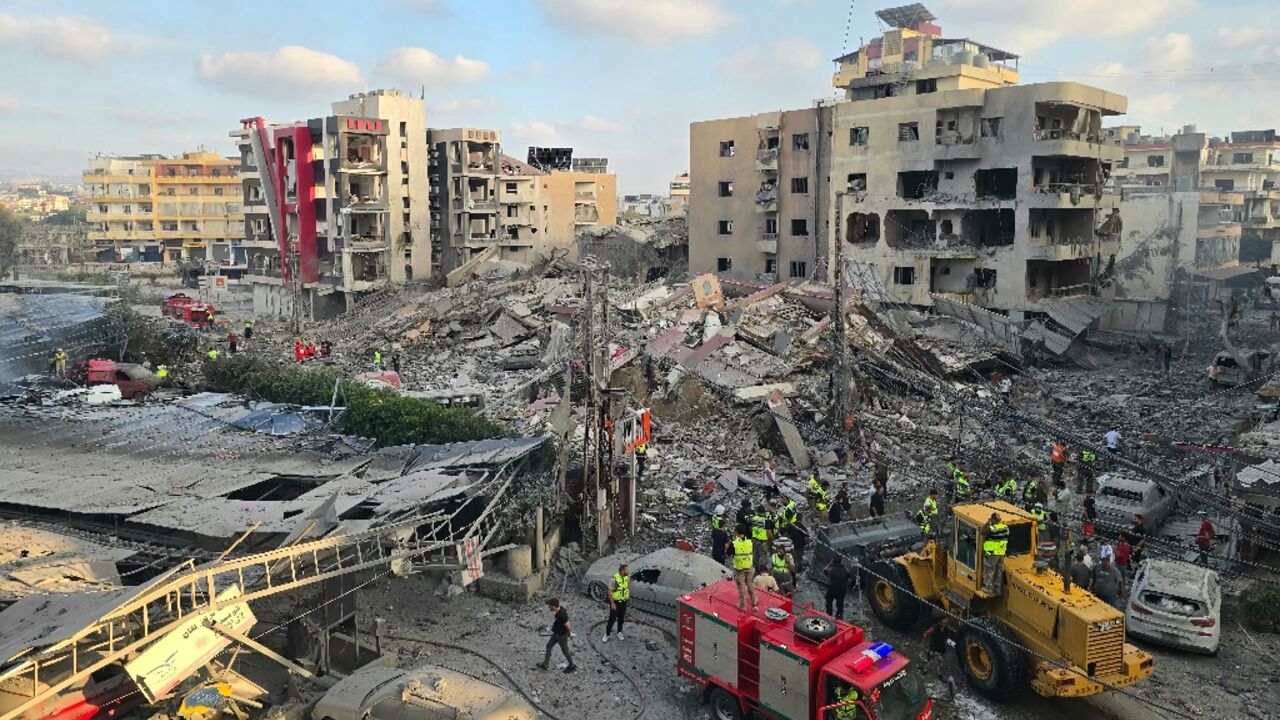 Israel continued to strike southern Lebanon on Tuesday