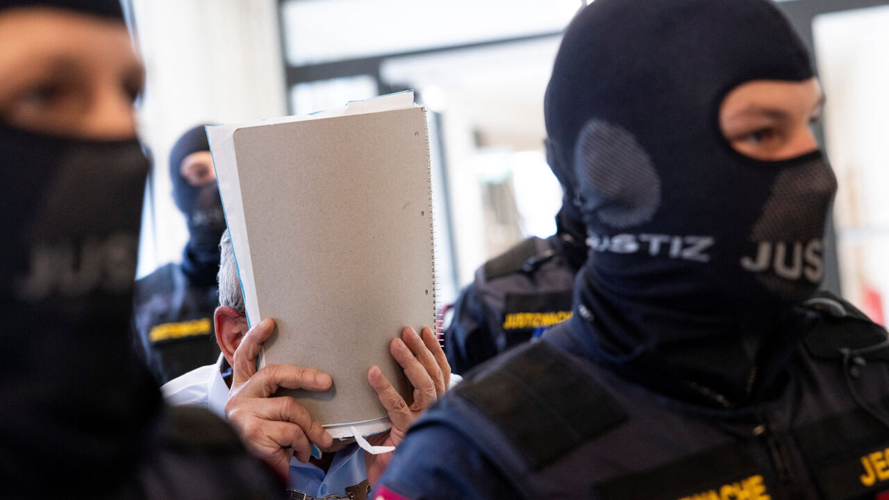A former Syrian intelligence service officer goes on trial in Austria charged with offences including torture and sexual assault over the abuse of opponents of then-leader Bashar al-Assad in Raqqa between 2011 and 2013 in Vienna, Austria, June 1, 2026. REUTERS/Lisa Leutner