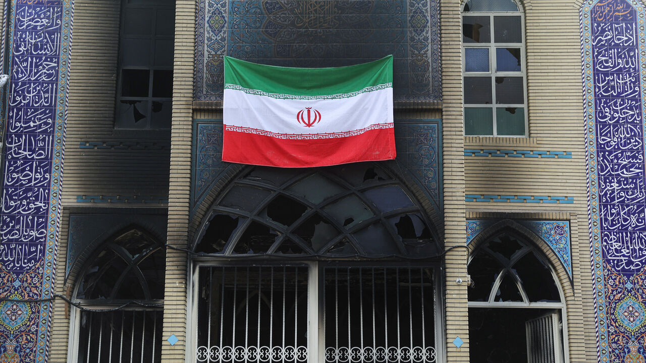 A mosque that was burned during Iran's protests, in Tehran, Iran, January 21, 2026. Majid Asgaripour/WANA (West Asia News Agency) via REUTERS