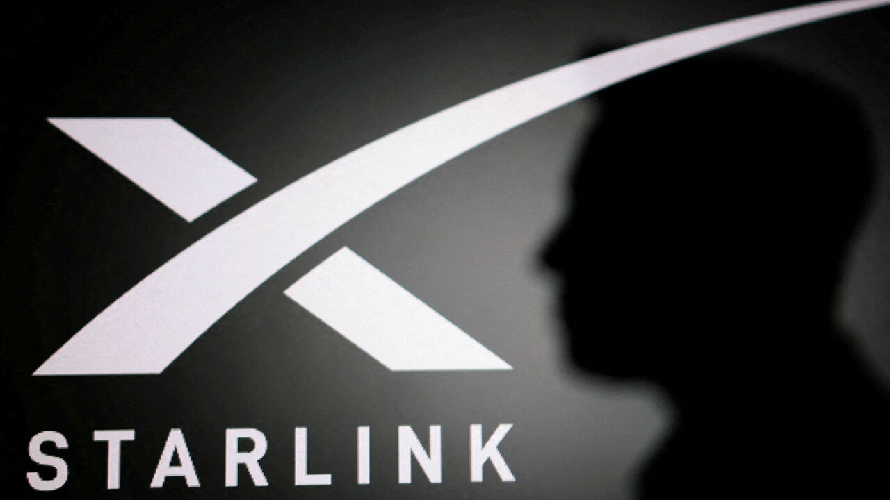 FILE PHOTO: The silhouette of Elon Musk and Starlink logo are seen in this illustration taken June 11, 2026. REUTERS/Dado Ruvic/Illustration/File Photo