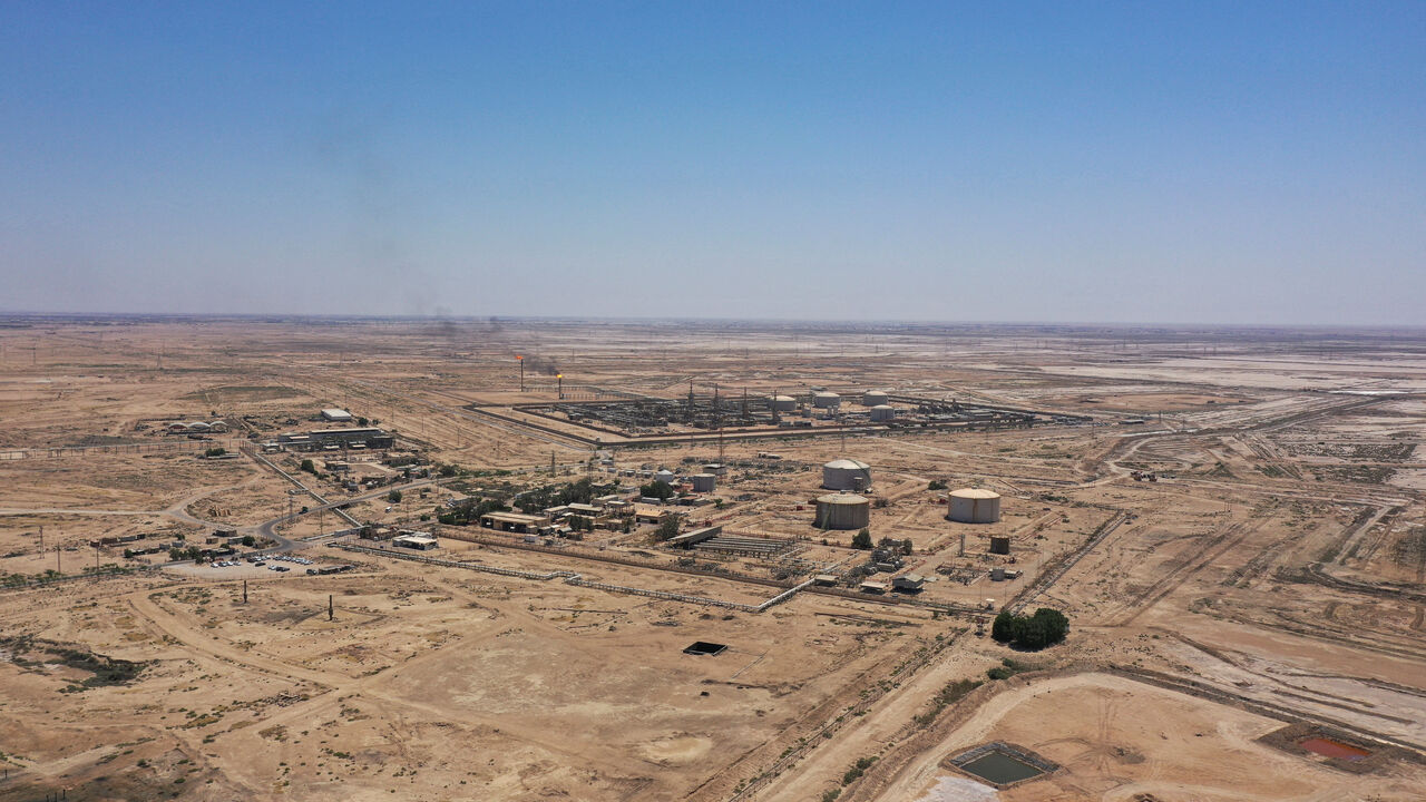 A drone view shows the Rumaila oil field in Basra, Iraq, June 8, 2026. REUTERS/Essam Al-Sudani