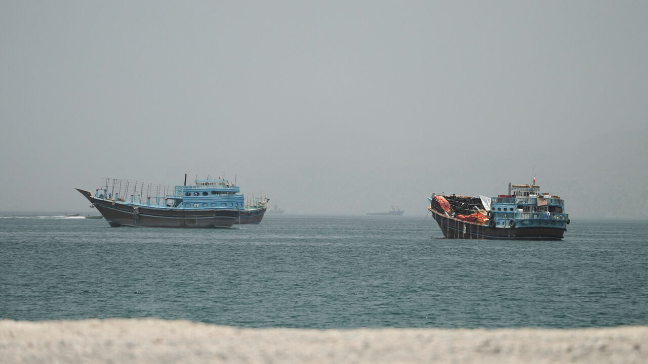 Vessels at the Strait of Hormuz, as seen from Musandam, Oman, June 24, 2026. REUTERS/Stringer