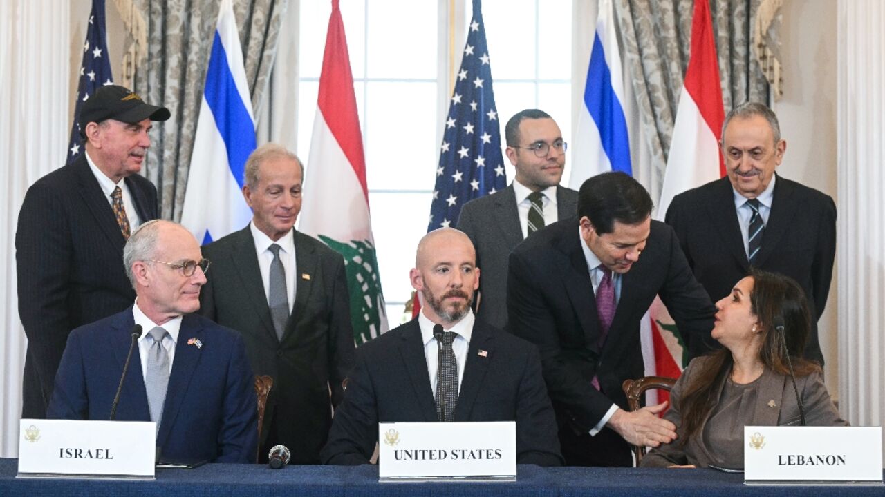 The trialteral framework signed in Washington by Israeli, Lebanese and US officials is aimed at 'achieving lasting peace and security' between the two Middle Eastern neighbor states