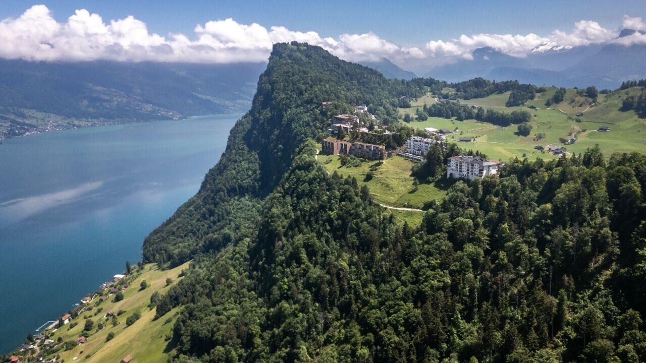 The first hotel on the Burgenstock site opened in 1873