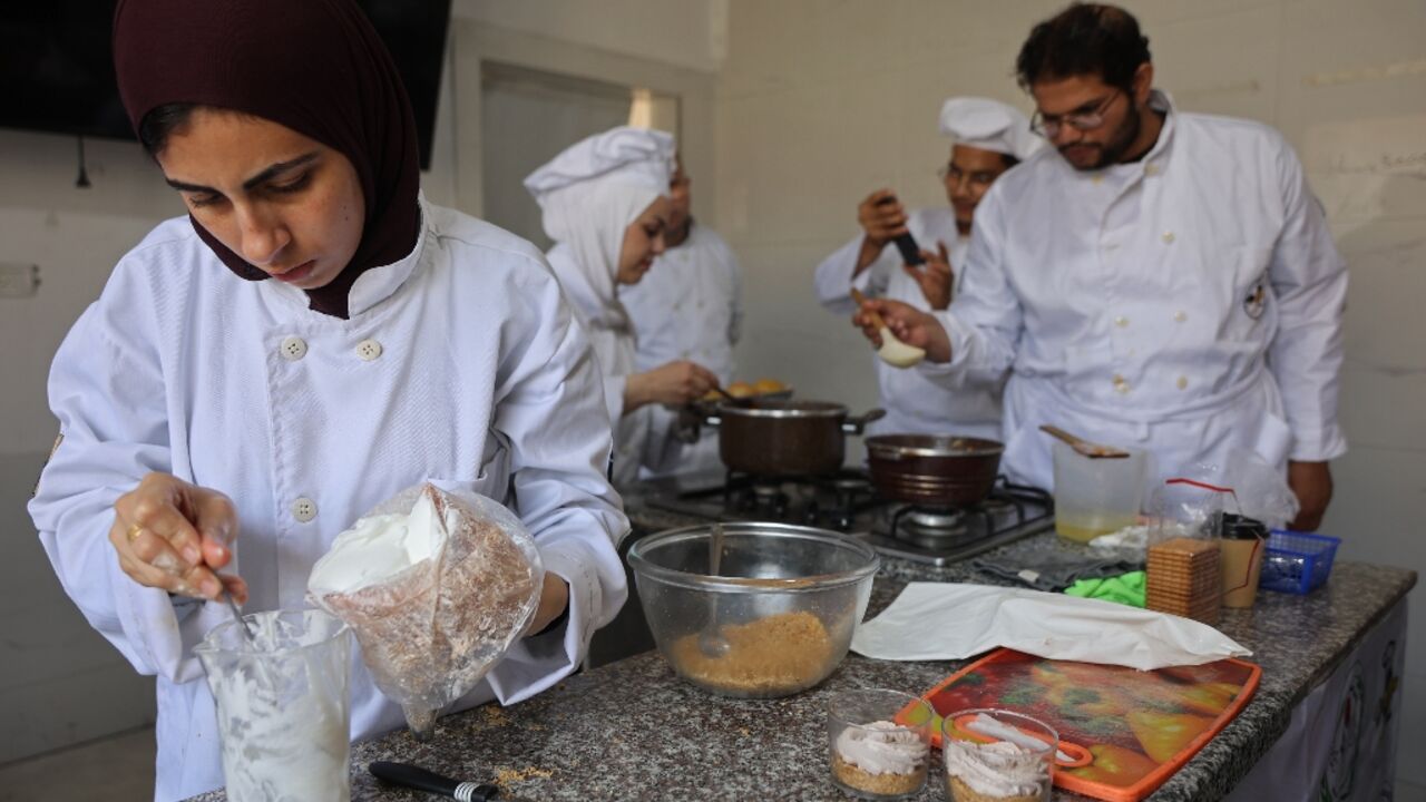 At Gaza's Smile Kitchen Culinary Academy, men and women receive training that brings a semblance of normal life in the otherwise devastated Palestinian territory