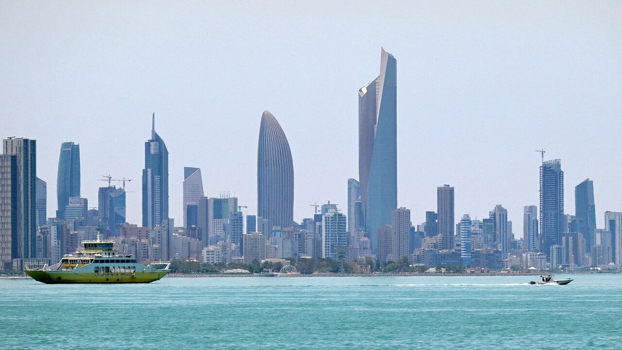 The Kuwait City skyline is pictured from across the waterfront along the Gulf in Salimiyah on June 2, 2026. (Photo by YASSER AL-ZAYYAT / AFP via Getty Images)