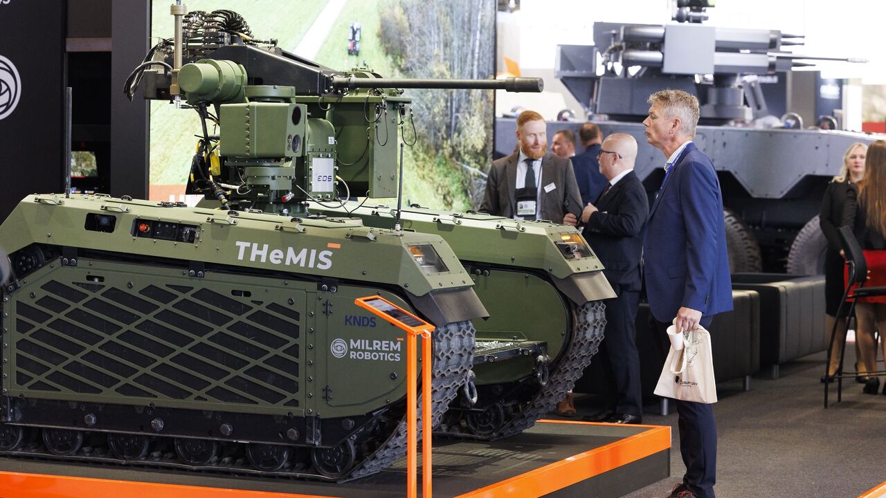 Illustration picture taken during the Eurosatory Defense and Security fair in Paris, France ,on June 15, 2026.
