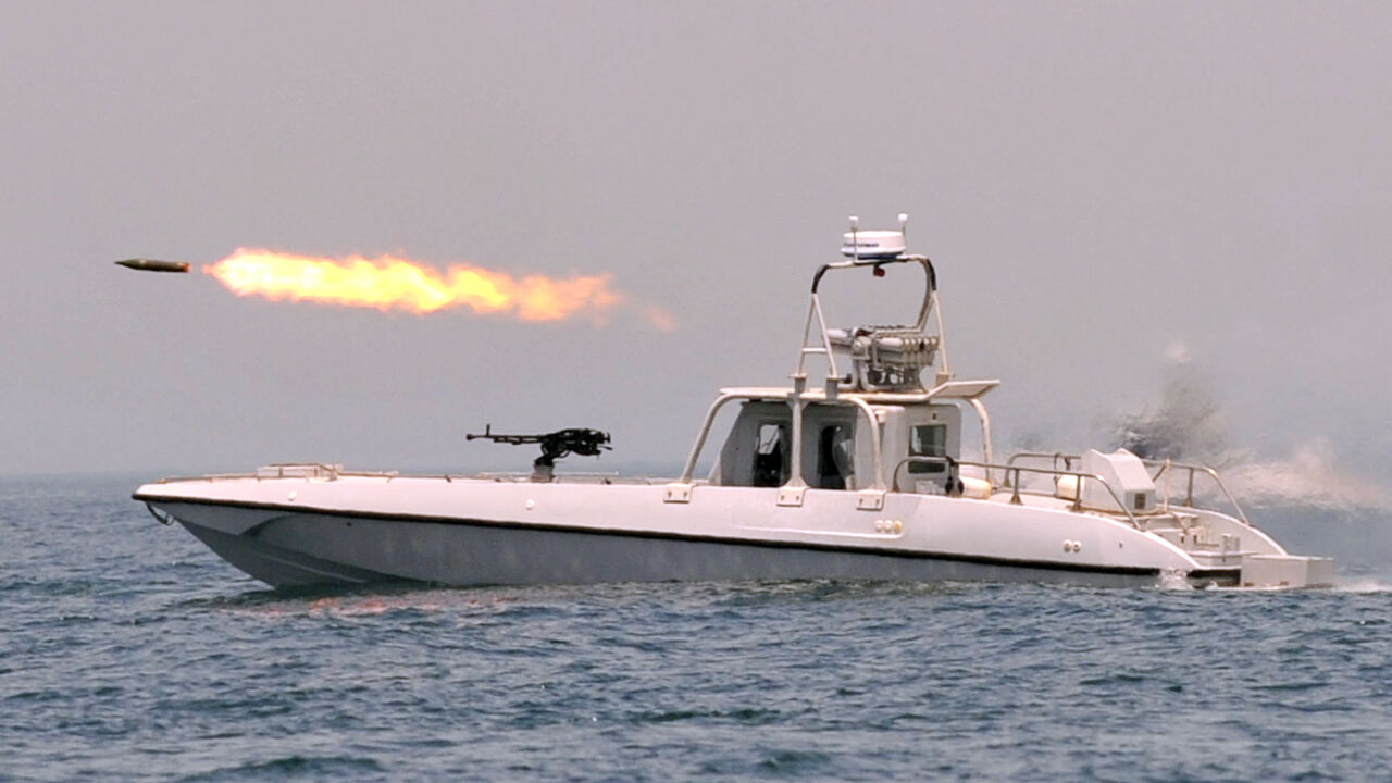 In this picture obtained from Iran's ISNA news agency, a katyusha rocket is fired from a speed boat during a military drill near the port of Bandar Jask in the Sear of Oman on May 10, 2010. 