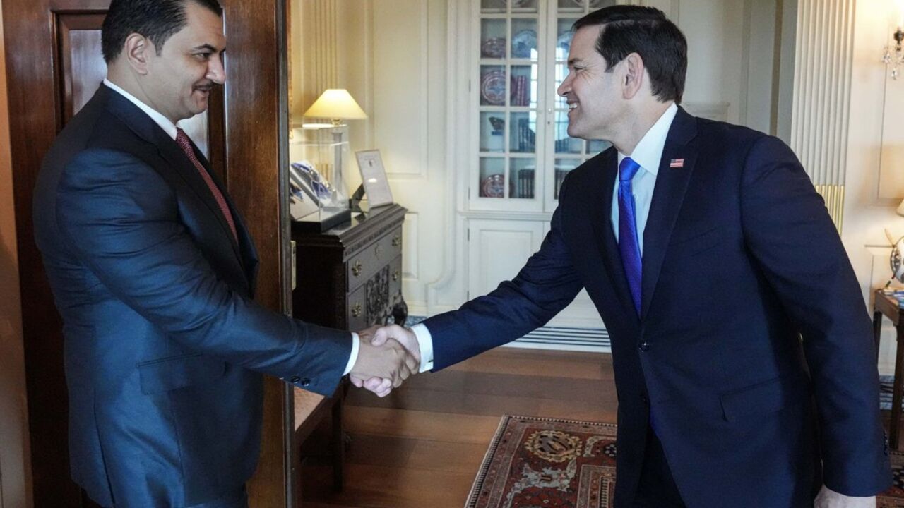 US Secretary of State Marco Rubio meets Libyan National Army Deputy Commander Saddam Haftar in Washington on June 29, 2026.