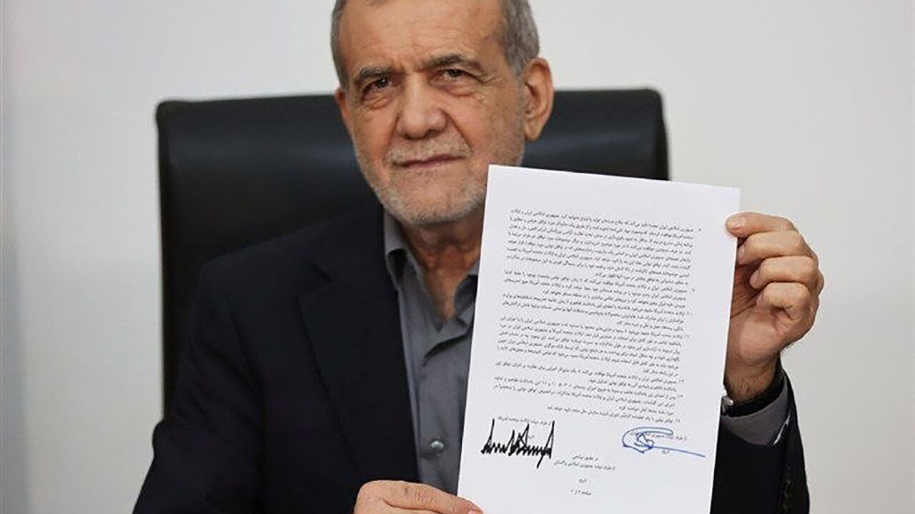 Iran's President Masoud Pezeshkian also signed the deal