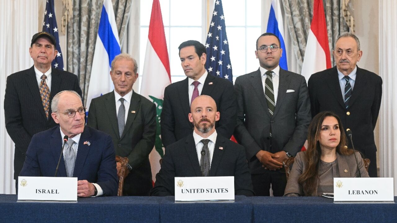 The Lebanon-Israel-US signing ceremony took place in Washington 