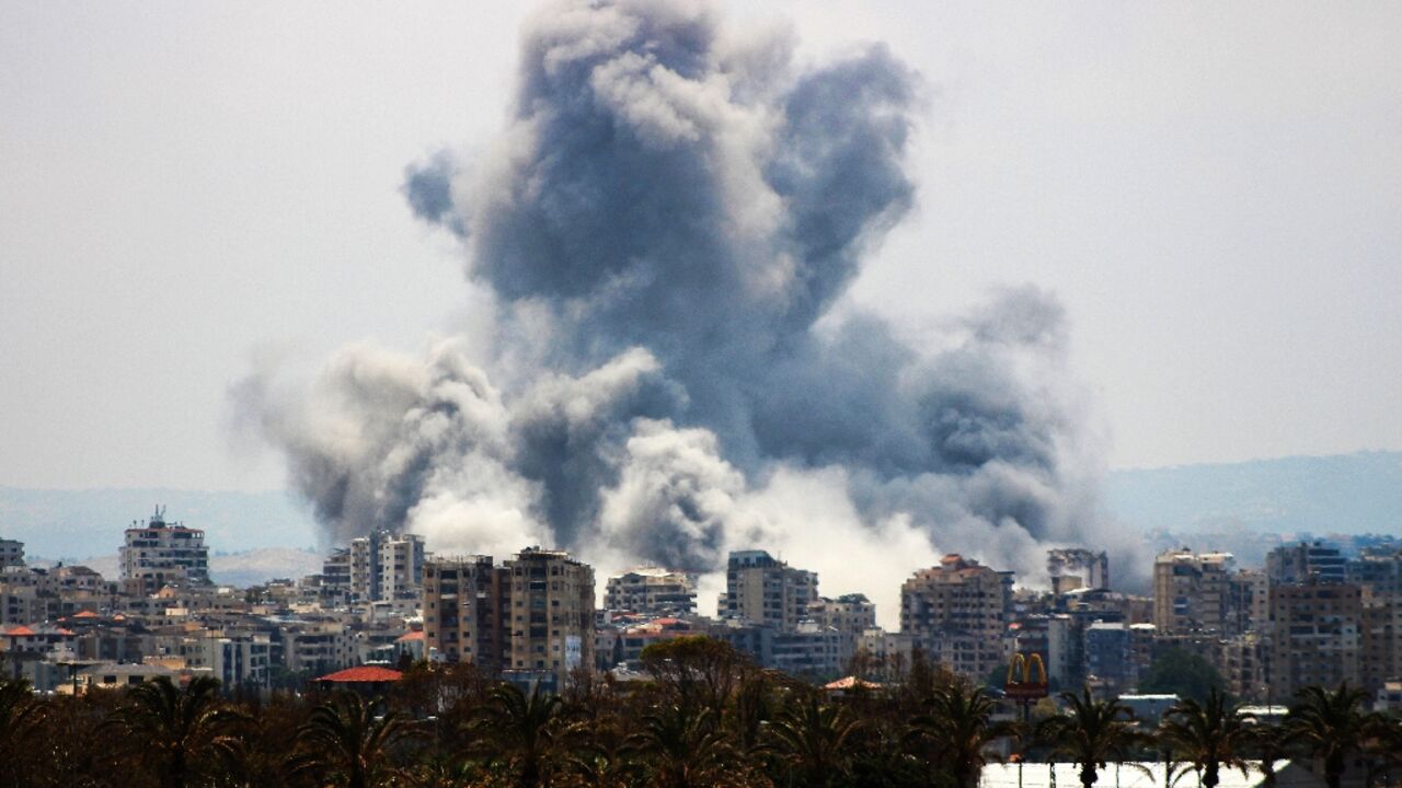 Israeli airstrikes hit targets on the outskirts of Tyre, southern Lebanon, on June 1 and Prime Minister Benjamin Netanyahu said they would soon resume on Beirut