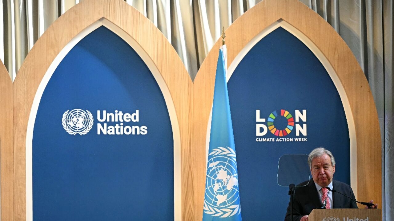 United Nations Secretary-General Antonio Guterres urged AI firms to 'be honest' about their environment costs.