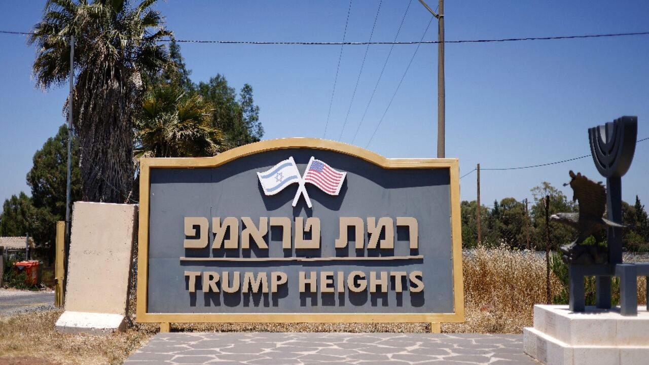Trump Heights in the Israeli-annexed Golan is an homage to the US president