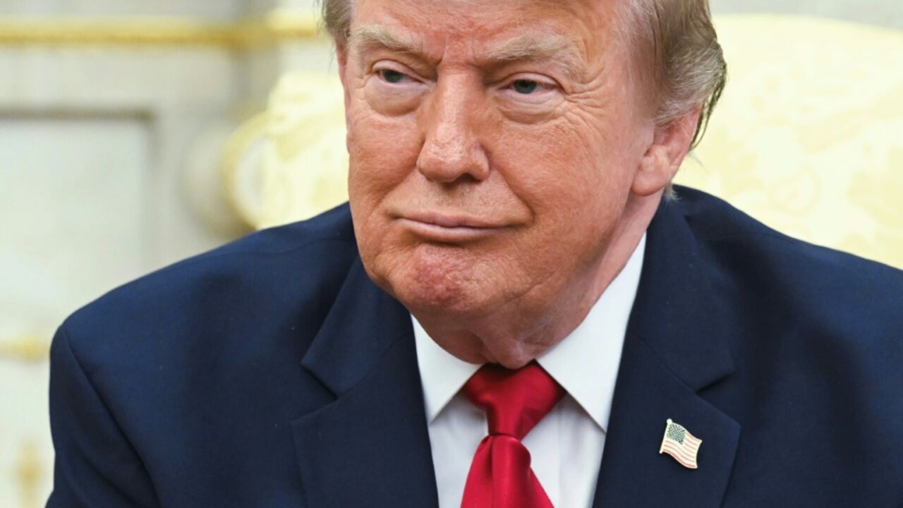 Trump announced the u-turn on his Hormuz toll shortly before a meeting with Iraq's new prime minister at the White House