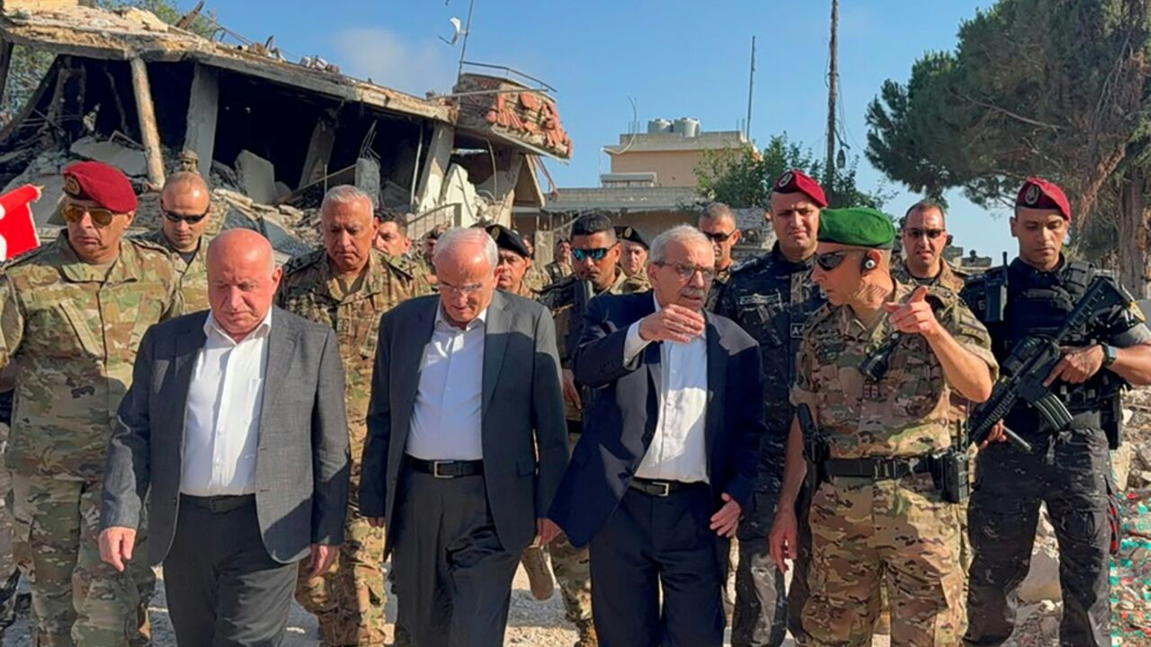 Lebanese Prime Minister Nawaf Salam said his country was working towards a full Israeli withdrawal from the south