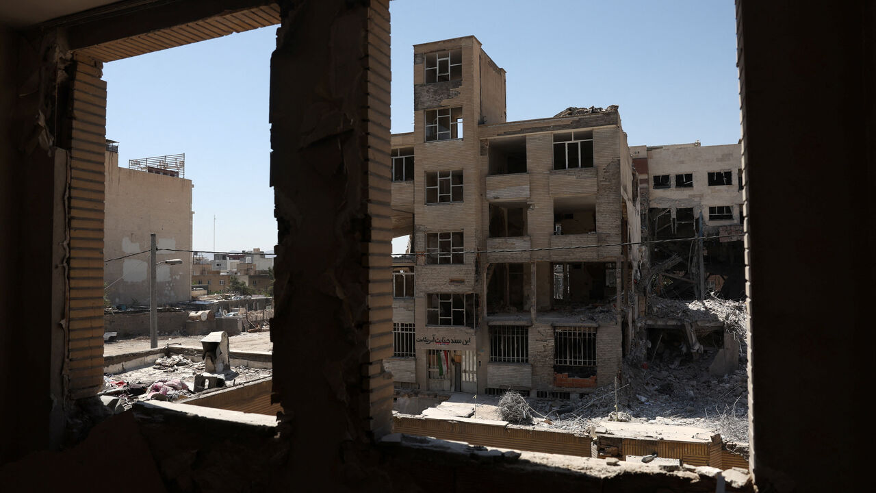 A residential building, which was damaged in a U.S. and Israeli strike in March, in Tehran, Iran June 7, 2026. Majid Asgaripour/WANA (West Asia News Agency) via REUTERS