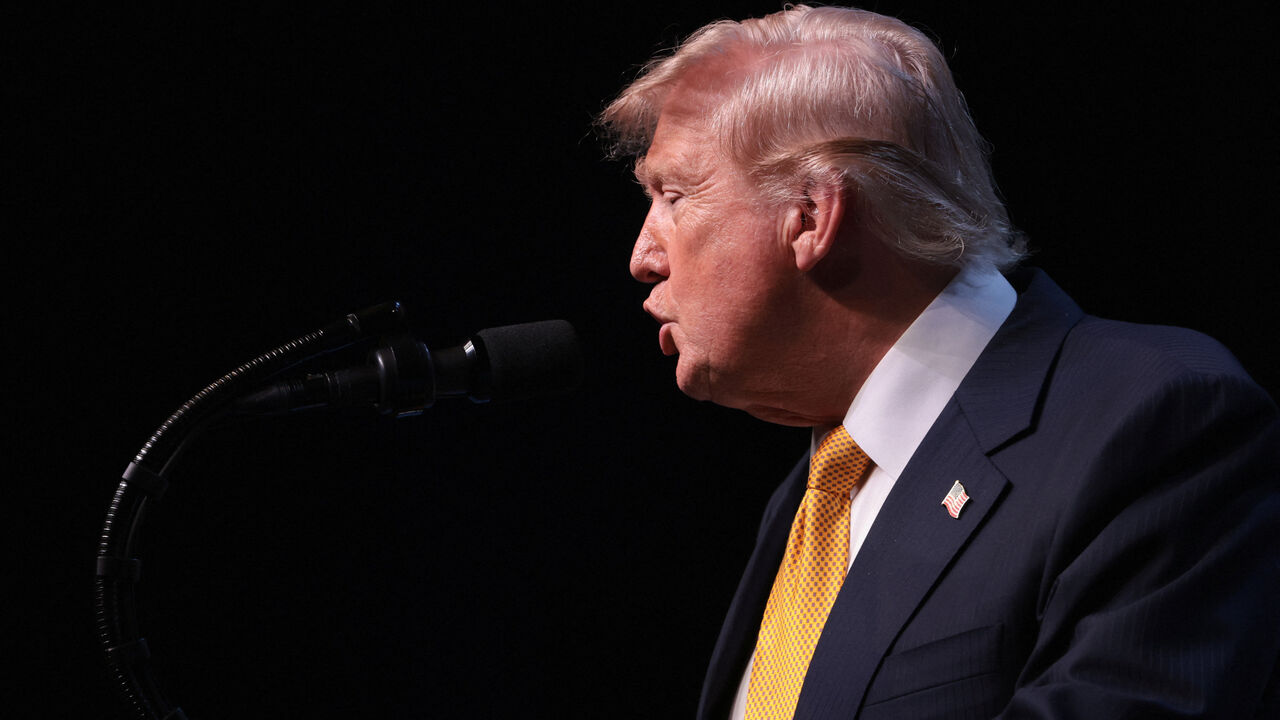 U.S. President Donald Trump holds a press conference at the end of his participation in the NATO leaders summit at the Bestepe Presidential Compound in Ankara, Turkey, July 8, 2026. REUTERS/Jonathan Ernst