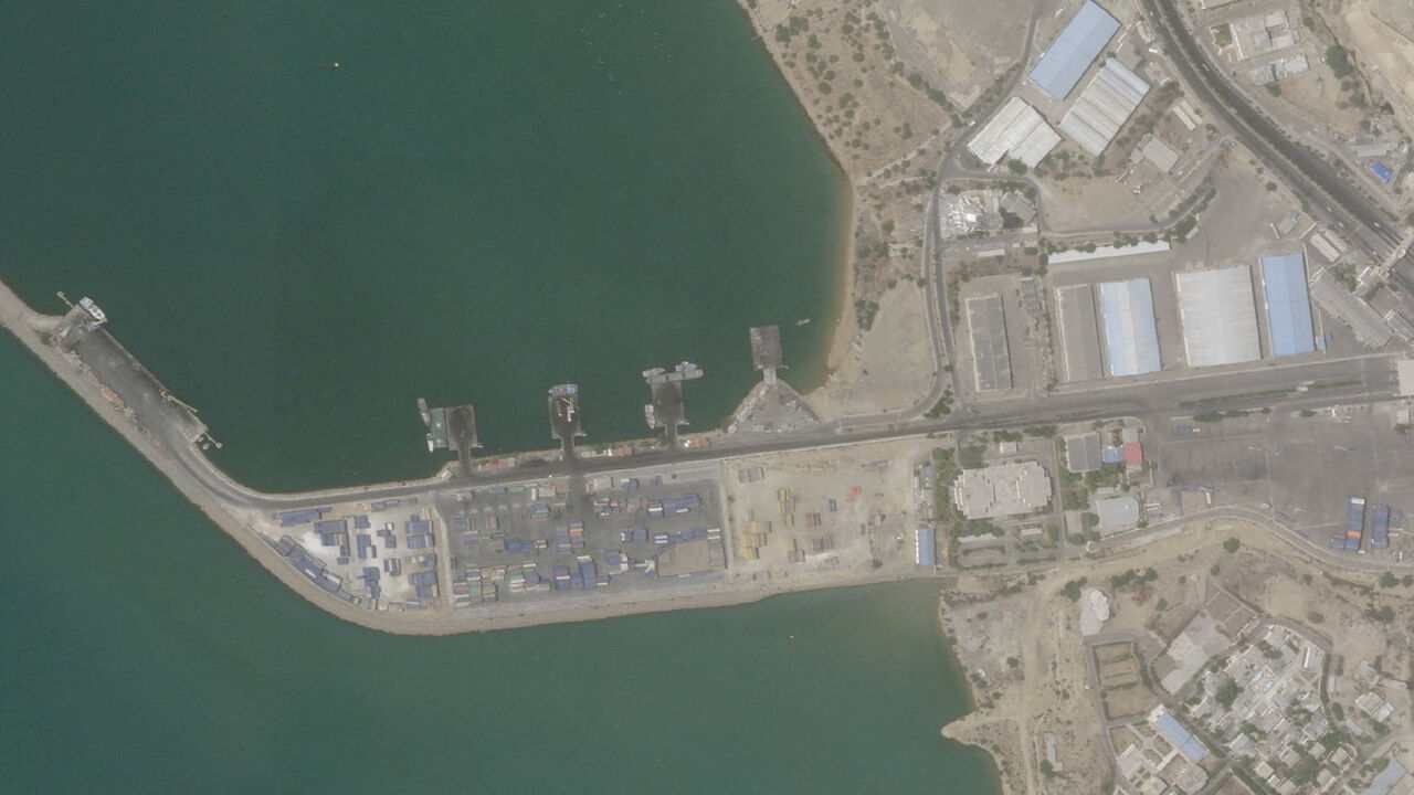 A satellite image shows damage at the control tower in the port of Chabahar, Iran, July 9, 2026, after the U.S. military said on Wednesday (July 8) it launched fresh strikes on Iran to keep the Strait of Hormuz open to shipping. 2026 PLANET LABS PBC/Handout via REUTERS