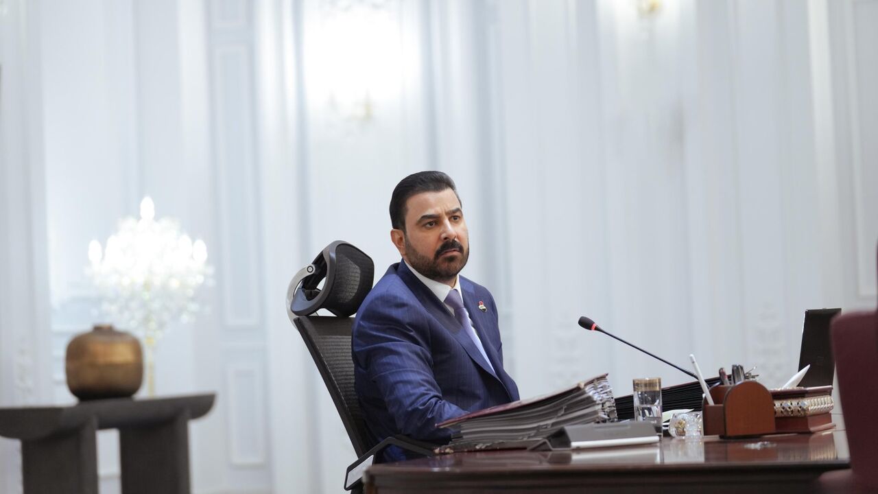 Iraqi Prime Minister Ali al-Zaidi at a Council of Ministers meeting in Baghdad, July 25, 2026.