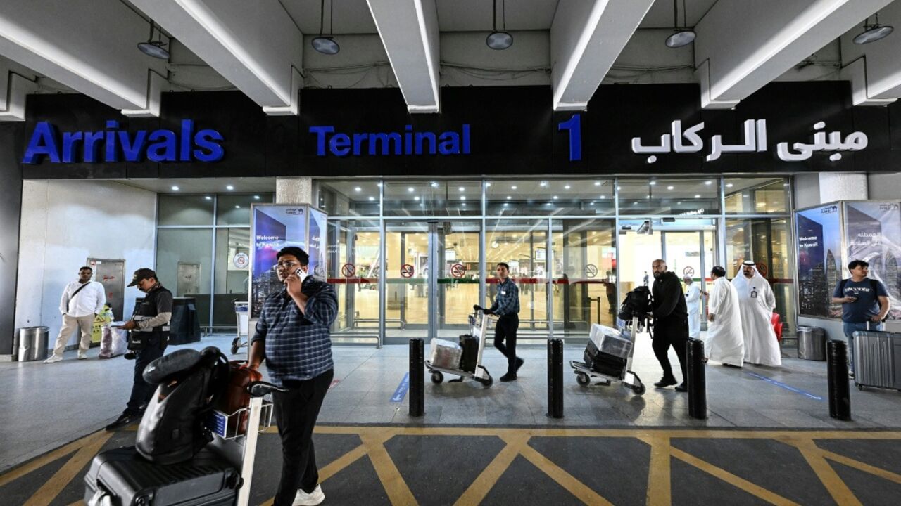 The US embassy messages urged citizens to check flight details and to follow safety advice from local authorities