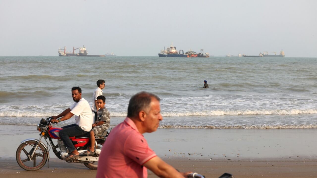 The US struck an island in the Strait of Hormuz Sunday, its first attack on Iran in a month