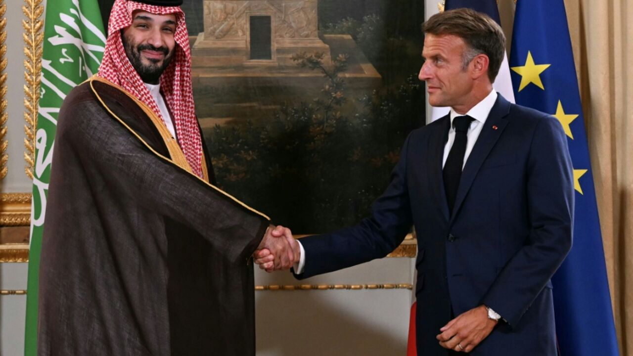 Saudi Arabia's Crown Prince Mohammed bin Salman made a rare overseas trip to France to meet President Emmanuel Macron