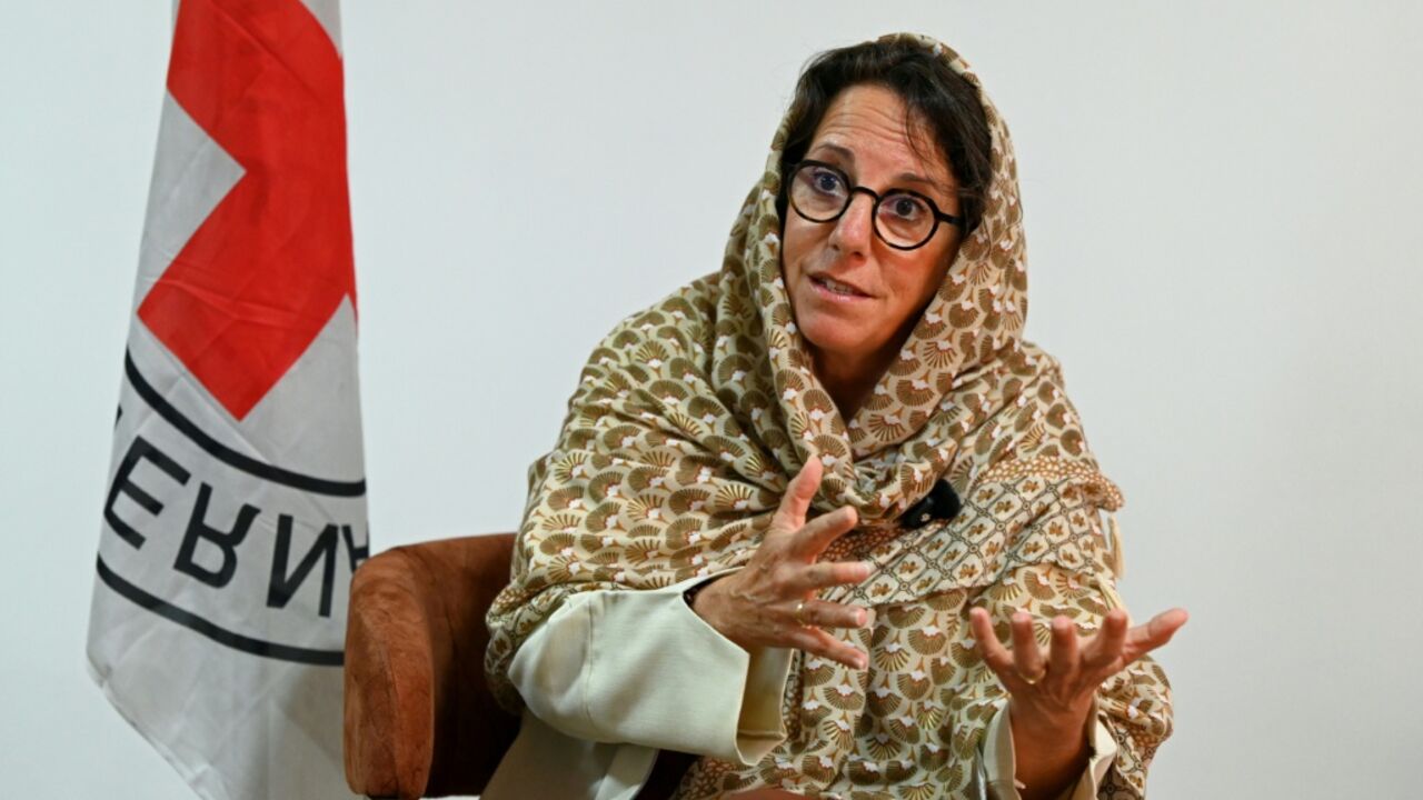Yasmine Praz Dessimoz, director of operations for the International Committee of the Red Cross, told AFP in Kabul that people in Afghanistan are 'struggling to survive' in extreme conditions