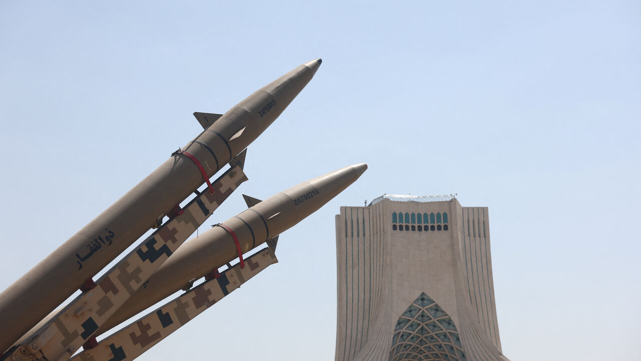 An Iranian missile system is displayed in Azadi Square in Tehran, Iran, July 30, 2026. Majid Asgaripour/WANA (West Asia News Agency) via REUTERS/File Photo