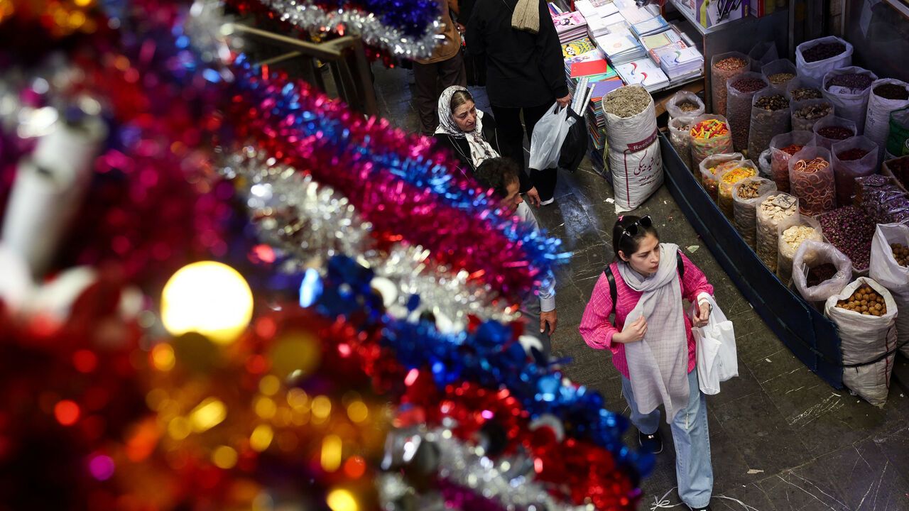 People walk in the Grand Bazaar in Tehran, Iran, August 17, 2026. Majid Asgaripour/WANA (West Asia News Agency) via REUTERS