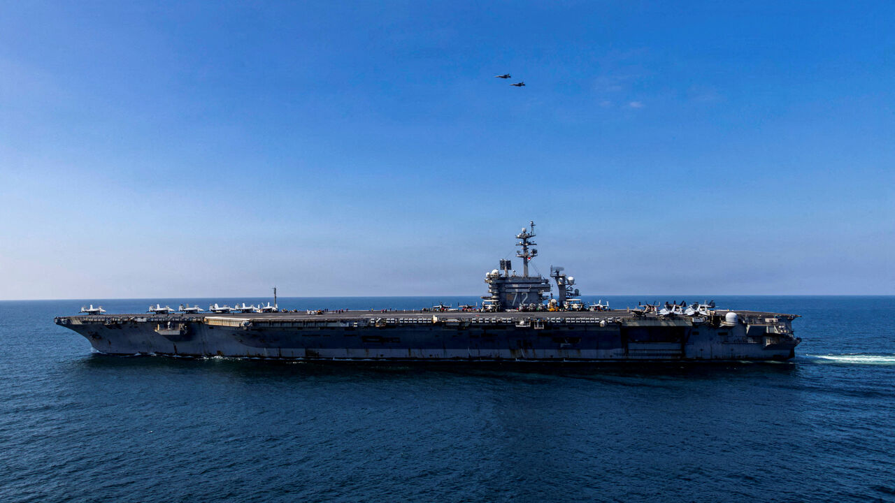 FILE PHOTO: The U.S. Navy Nimitz-class aircraft carrier USS Abraham Lincoln sails in support of the Operation Epic Fury attack on Iran from an undisclosed location March 3, 2026. U.S. Navy/Handout via REUTERS  THIS IMAGE HAS BEEN SUPPLIED BY A THIRD PARTY/File Photo