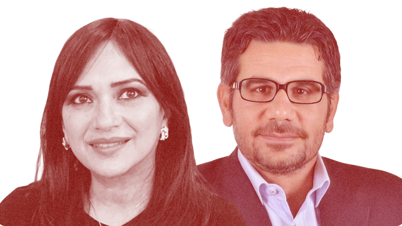 Amberin Zaman and Ibrahim Hamidi