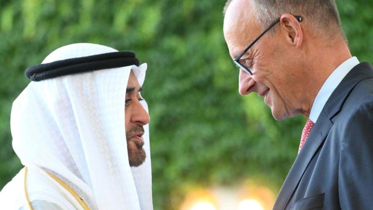 German Chancellor Friedrich Merz welcomed UAE President Mohamed bin Zayed Al-Nahyan in Berlin