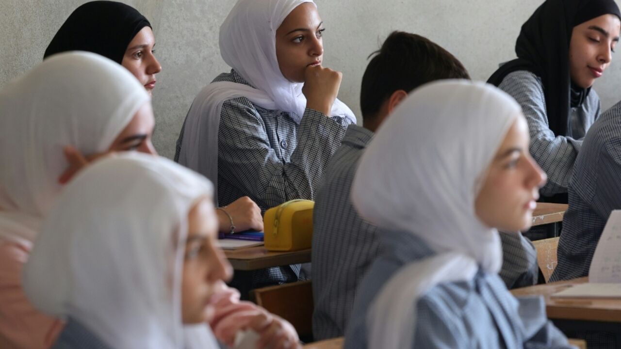 Yara Ajami's elementary school in Burj Qalaway was levelled by an Israeli strike in May