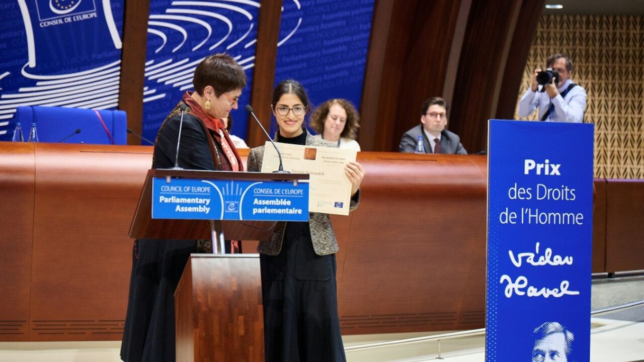 The prize was accepted by Nasrin Sotoudeh's daughter