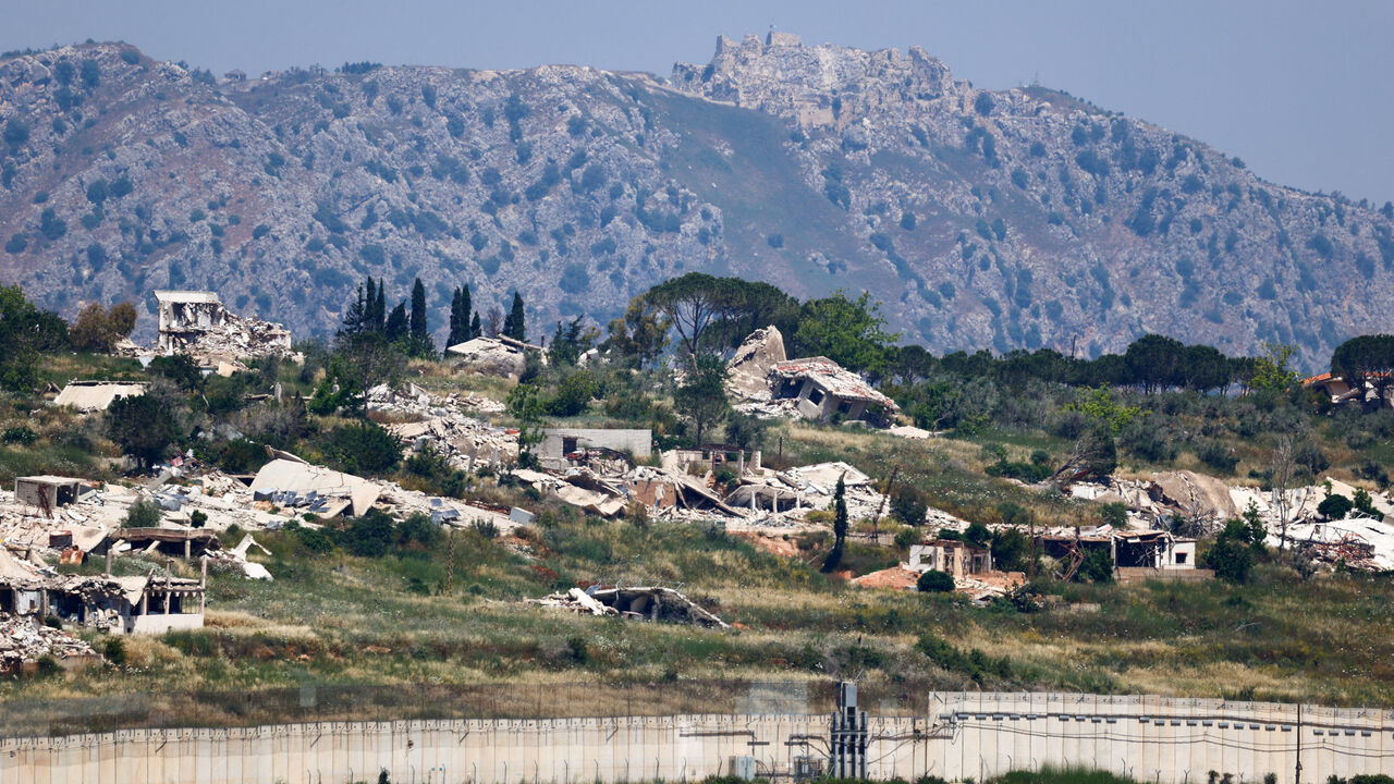 Beaufort Castle in southern Lebanon, as seen from Metula in northern Israel, June 1, 2026. REUTERS/Amir Cohen