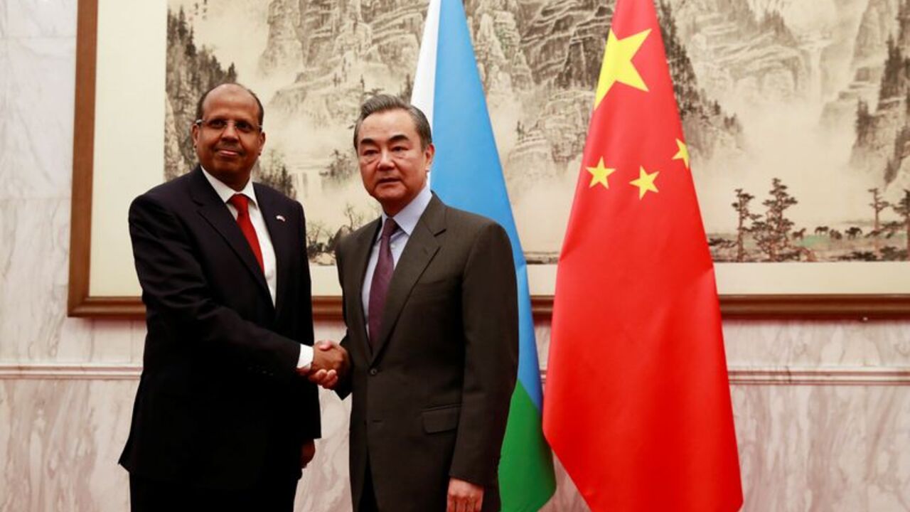 Djibouti Foreign Minister Mahamoud Ali Youssouf visits China