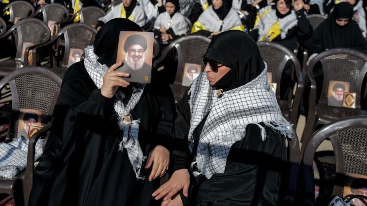 Hezbollah commemorates second anniversary of Nasrallah's killing in Beirut's southern suburbs