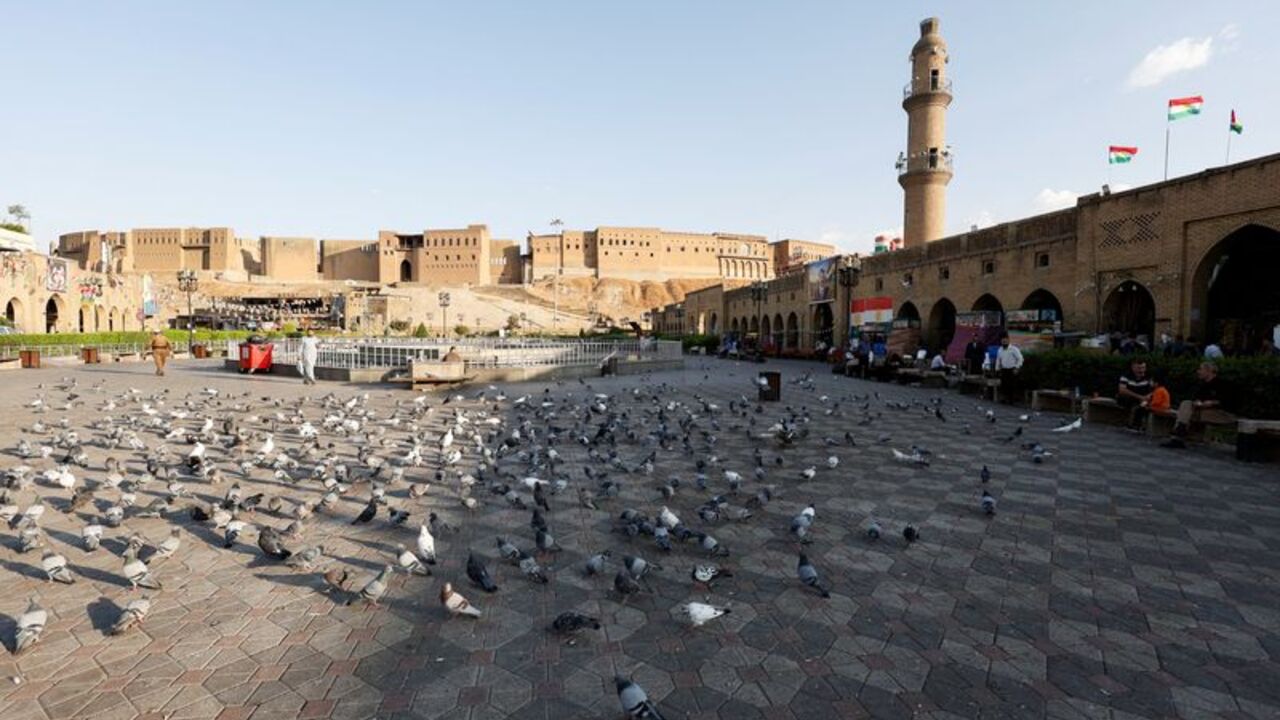 A square in Erbil, Iraq, where U.S. forces are preparing to complete their withdrawal from the country by September 30, thereby ending more than two decades of military presence, Iraq