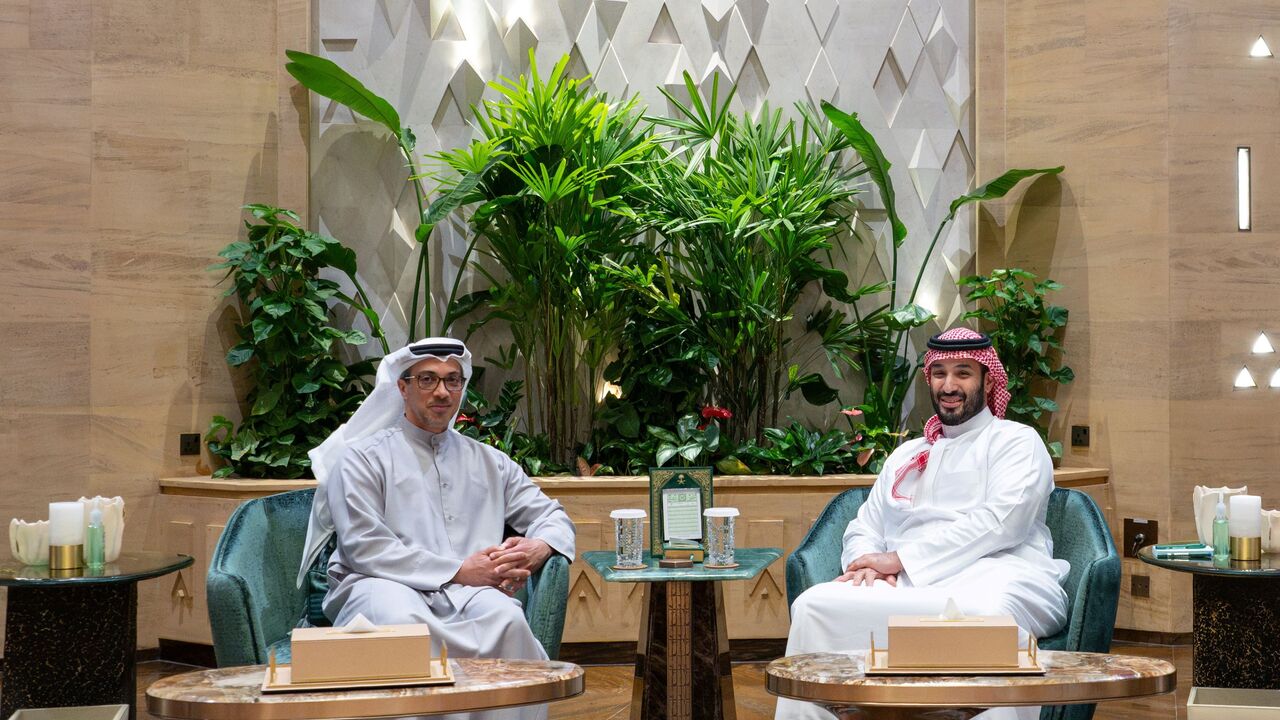 UAE Vice President Sheikh Mansour bin Zayed held talks with Saudi Crown Prince Mohammed bin Salman