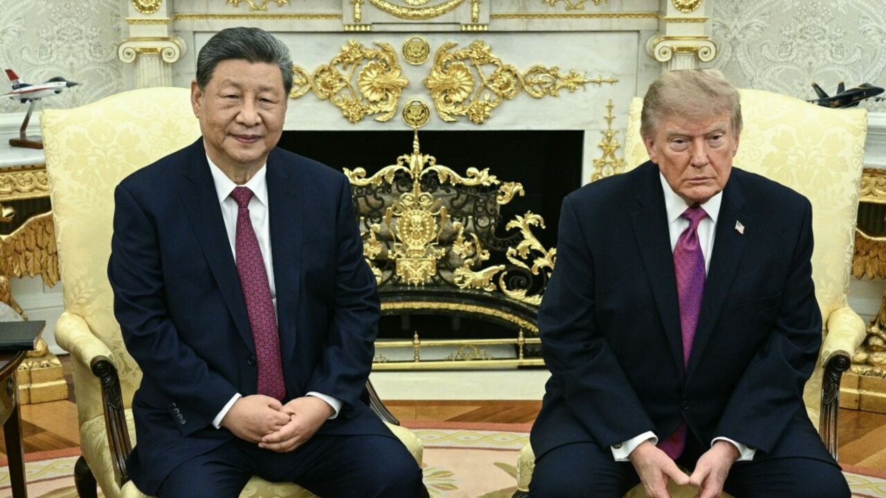 US President Donald Trump has taken a more deferential tone toward Chinese leader Xi Jinping and Russia's Vladimir Putin than toward some of Washington's own allies