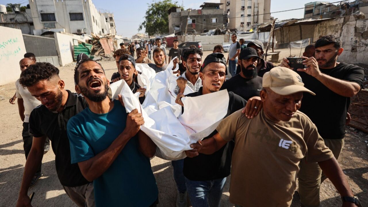 An Israeli strike on a university in Gaza City killed three people on Sunday, staff and a local hospital said