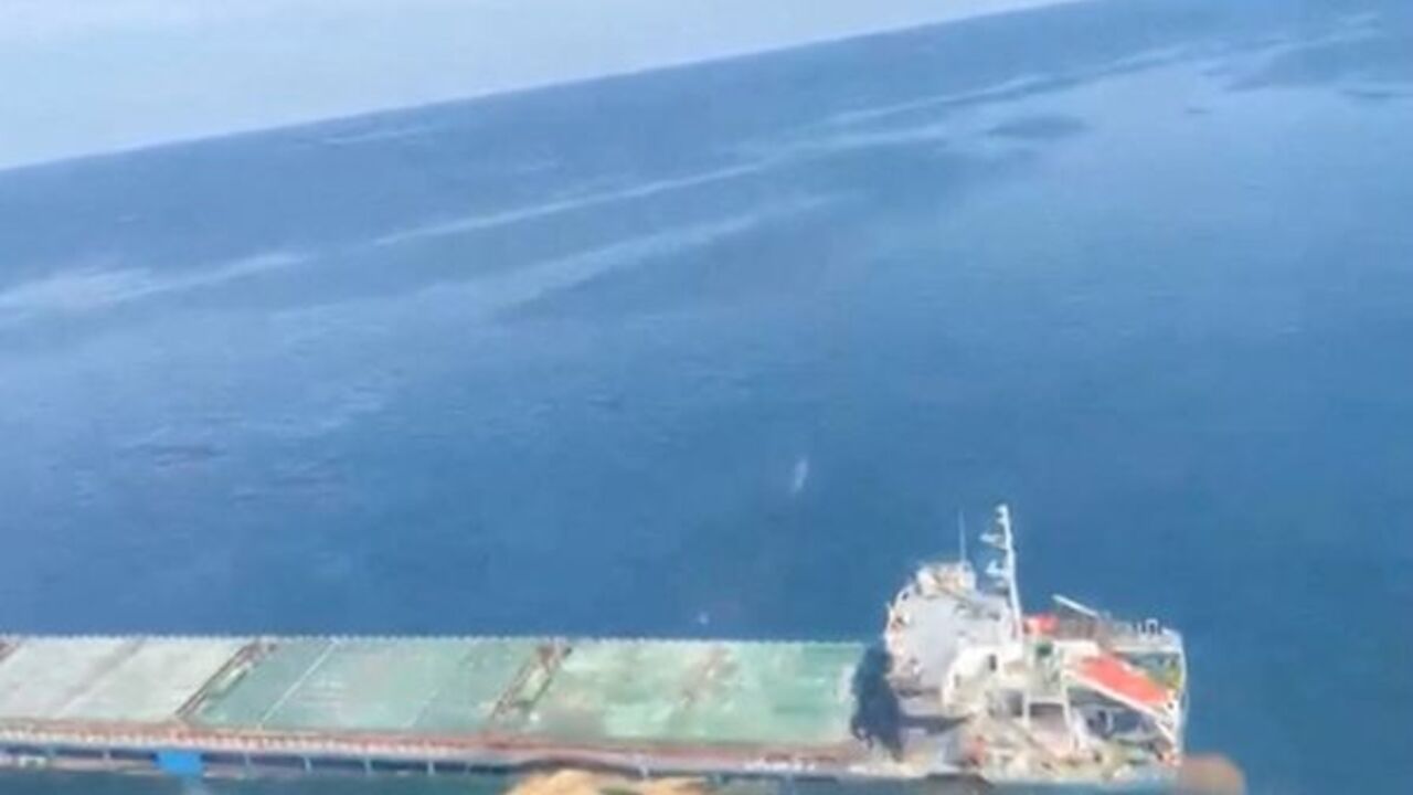 Rescue operation after maritime incident in Black Sea