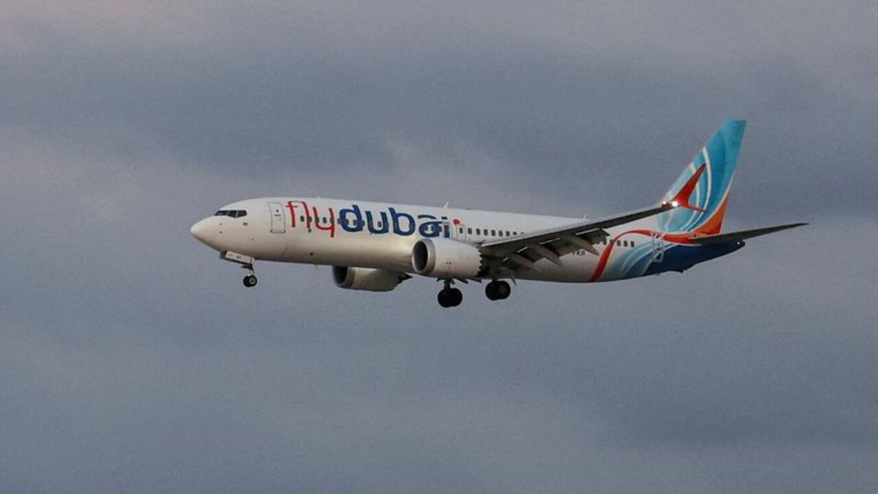 FILE PHOTO: Passengers from a FlyDubai flight to Israel from United Arab Emirates that was diverted to Saudi Arabia after an emergency signal arrive at Ben Gurion International Airport